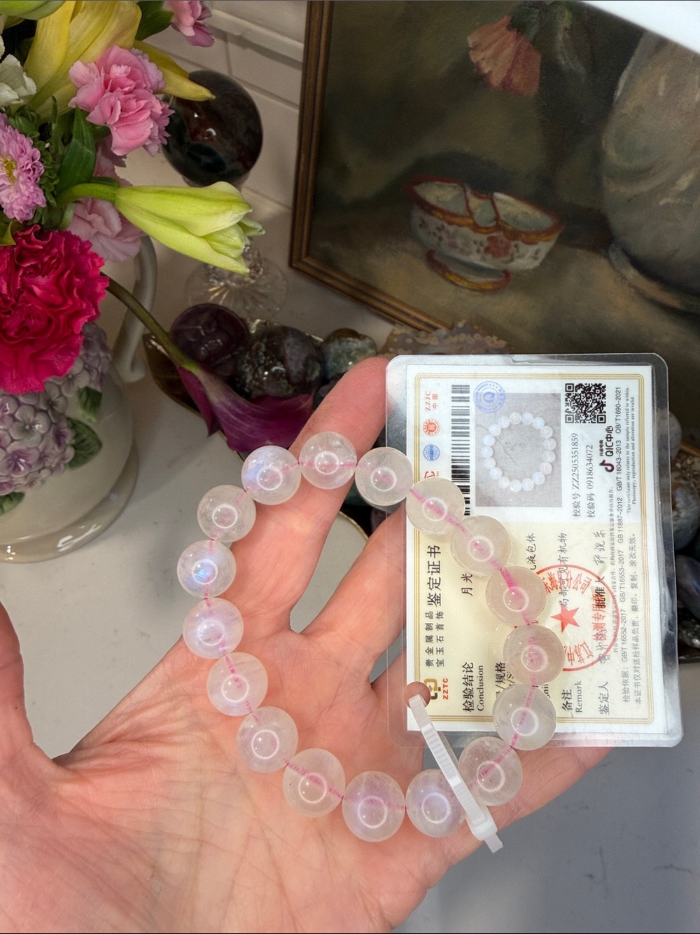 Moonstone Bracelet: B1169